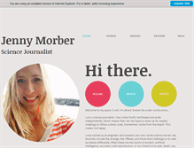 Tablet Screenshot of jennymorber.com